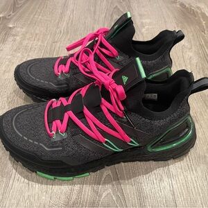 Adidas Men's Ultraboost 20 Explorer 'Night Metallic Lime Mens 7.5